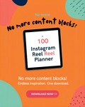 100 Instagram Reel Ideas – Instant Content Planner (PDF Download)